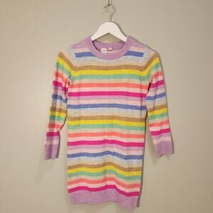 Gap Happy Kids Stripe Sweater Dress - Size M(8)